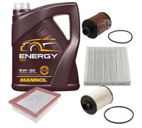 FEBI BILSTEIN Controllo Set 5L MANNOL Energy 5W-30 Per Fiat Sedici FY_ 2.0 D