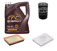 FEBI BILSTEIN Controllo Set 5L MANNOL Energy 5W-30 Per Ford Fiesta V JH