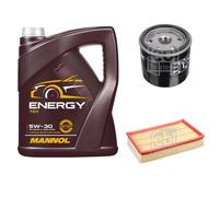FEBI BILSTEIN Controllo Set 5L MANNOL Energy 5W-30 per Ford Focus II 1.6 1.4