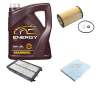 FEBI BILSTEIN Controllo Set 5L MANNOL Energy 5W-30 per Hyundai Tucson 1.7