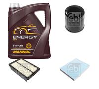FEBI BILSTEIN Controllo Set 5L MANNOL Energy 5W-30 Per KIA Ceed CD 1.4