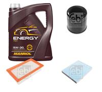 FEBI BILSTEIN Controllo Set 5L MANNOL Energy 5W-30 Per KIA Rio IV YB 1.25