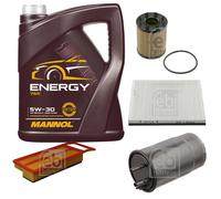 FEBI BILSTEIN Controllo set 5L MANNOL Energy 5W-30 per Lancia Musa 350 1.3 D