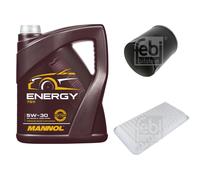 FEBI BILSTEIN Controllo Set 5L MANNOL Energy 5W-30 Per Mazda MX-5 III NC 1.8