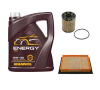 FEBI BILSTEIN Controllo Set 5L MANNOL Energy 5W-30 per Opel Astra H 1.3 CDTi