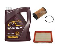 FEBI BILSTEIN Controllo Set 5L MANNOL Energy 5W-30 per Opel Corsa B 1.0i
