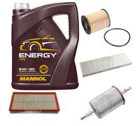 FEBI BILSTEIN Controllo Set 5L MANNOL Energy 5W-30 Per Opel Vectra B J96