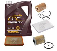 FEBI BILSTEIN Controllo Set 5L MANNOL Energy 5W-30 Per Opel Zafira B A05 1.7