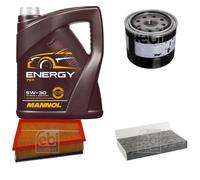 FEBI BILSTEIN Controllo Set 5L MANNOL Energy 5W-30 per Renault Fluence 2.0