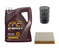 FEBI BILSTEIN Controllo Set 5L MANNOL Energy 5W-30 per Seat Toledo I 1.8i