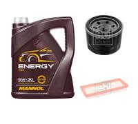 FEBI BILSTEIN Controllo Set 5L MANNOL Energy 5W-30 Per Smart Fortwo Cabrio