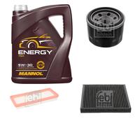FEBI BILSTEIN Controllo Set 5L MANNOL Energy 5W-30 Per Smart Fortwo Cabrio