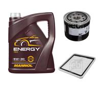 FEBI BILSTEIN Controllo Set 5L MANNOL Energy 5W-30 Per Subaru XV _GP_ 2.0i
