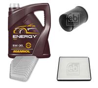 FEBI BILSTEIN Controllo Set 5L MANNOL Energy 5W-30 per Toyota RAV 4 III 2.0