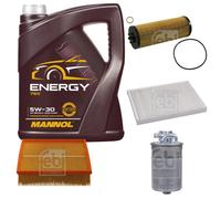 FEBI BILSTEIN Controllo set 5L MANNOL Energy 5W-30 per VW Passat Variant 3B 6