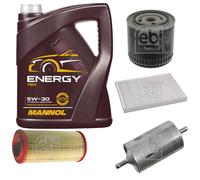 FEBI BILSTEIN Controllo Set 5L MANNOL Energy 5W-30 Per VW Polo 6N1 1.7 SDI