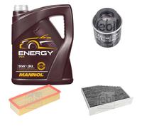FEBI BILSTEIN Controllo Set 5L MANNOL Energy 5W-30 Per VW Touran 1T3 1.4 TSI