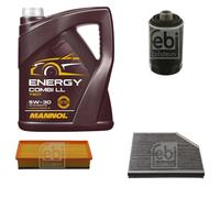 FEBI BILSTEIN Controllo Set 5L MANNOL Energy Combi LL 5W-30 Per Audi A4 Avant