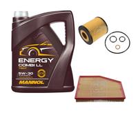 FEBI BILSTEIN Controllo Set 5L MANNOL Energy Combi LL 5W-30 Per BMW 5 Serie E60