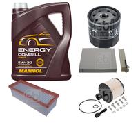 FEBI BILSTEIN Controllo Set 5L MANNOL Energy Combi LL 5W-30 Per Dacia Duster