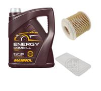 FEBI BILSTEIN Controllo Set 5L MANNOL Energy Combi LL 5W-30 Per Daihatsu
