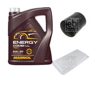 Febi BILSTEIN Controllo Set 5L mannol Energy Combi Ll 5W-30 per di Mazda