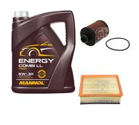 FEBI BILSTEIN Controllo set 5L MANNOL Energy Combi LL 5W-30 per Fiat Linea
