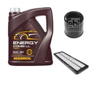 FEBI BILSTEIN Controllo Set 5L MANNOL Energy Combi LL 5W-30 Per Hyundai I10