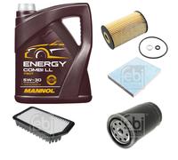 FEBI BILSTEIN Controllo set 5L MANNOL Energy Combi LL 5W-30 per Hyundai i30