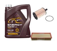 FEBI BILSTEIN Controllo set 5L MANNOL Energy Combi LL 5W-30 per il VW Tiguan