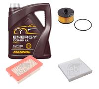 FEBI BILSTEIN Controllo Set 5L MANNOL Energy Combi LL 5W-30 Per Nissan Micra