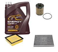 FEBI BILSTEIN Controllo Set 5L MANNOL Energy Combi LL 5W-30 Per Opel Corsa D