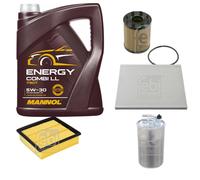 FEBI BILSTEIN Controllo set 5L MANNOL Energy Combi LL 5W-30 per Opel Corsa D