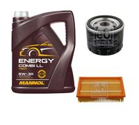 FEBI BILSTEIN Controllo Set 5L MANNOL Energy Combi LL 5W-30 Per Renault Clio