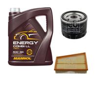FEBI BILSTEIN Controllo Set 5L MANNOL Energy Combi LL 5W-30 Per Renault Grand