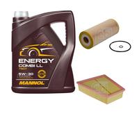 FEBI BILSTEIN Controllo set 5L MANNOL Energy Combi LL 5W-30 per Seat Ibiza
