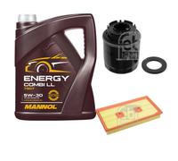 FEBI BILSTEIN Controllo set 5L MANNOL Energy Combi LL 5W-30 per VW Golf V