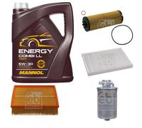 FEBI BILSTEIN Controllo set 5L MANNOL Energy Combi LL 5W-30 per VW Passat