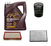 FEBI BILSTEIN Controllo Set 5L MANNOL Energy Combi LL 5W-30 Per VW Passat