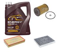 FEBI BILSTEIN Controllo set 5L MANNOL Energy Combi LL 5W-30 per VW Passat