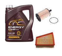 FEBI BILSTEIN Controllo Set 5L MANNOL Energy Combi LL 5W-30 Per VW Polo 9N
