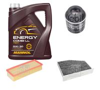 FEBI BILSTEIN Controllo set 5L MANNOL Energy Combi LL 5W-30 per VW Touran