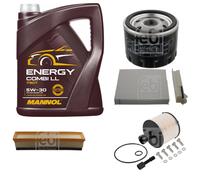 Febi BILSTEIN Controllo Set 5L mannol Energy Combi Metallo 5W-30 per Dacia