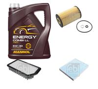 FEBI BILSTEIN Controllo set 5L MANNOL Energy Comby LL 5W-30 per Hyundai i30