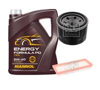 FEBI BILSTEIN Controllo Set 5L MANNOL Energy Formula PD 5W-40 Per Smart