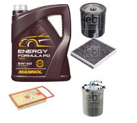 FEBI BILSTEIN Controllo Set 5L MANNOL Energy Formula PD 5W-40 Per VW Polo