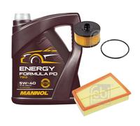 FEBI BILSTEIN Controllo set 5L MANNOL Energy Formule PD 5W-40 per Renault