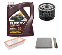 FEBI BILSTEIN Controllo Set 5L MANNOL Energy Premium 5W-30 Per Dacia Duster