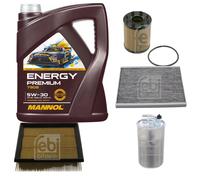 Febi BILSTEIN Controllo Set 5L mannol Energy Premium 5W-30 per di Opel Corsa E