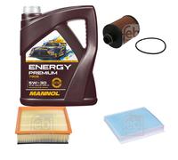 FEBI BILSTEIN Controllo Set 5L MANNOL Energy Premium 5W-30 Per Opel Combo